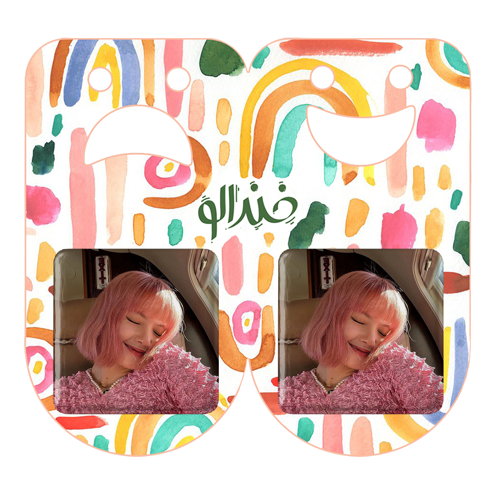 پیکسل خندالو مدل لیسا بلک پینک کد 14306 به همراه مگنت