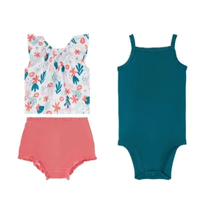 ست 3 تکه لباس دخترانه لوپیلو مدل پنبه ای کد 8624121