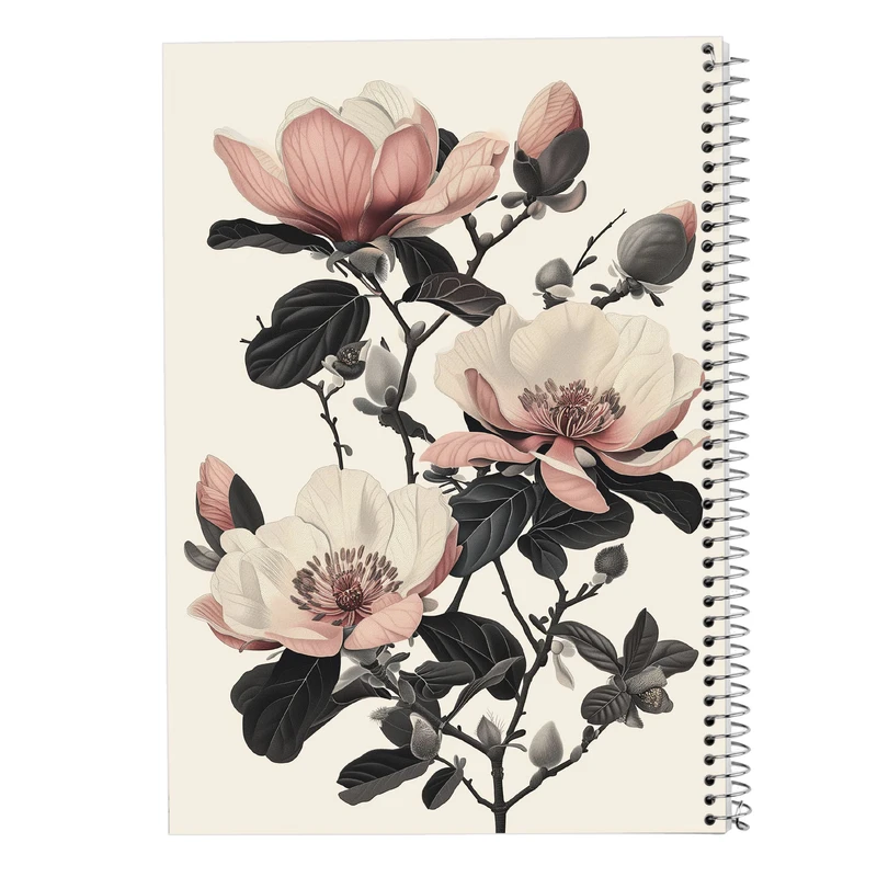 دفتر مشق 50 برگ مدوپد مدل گل کد DF15944