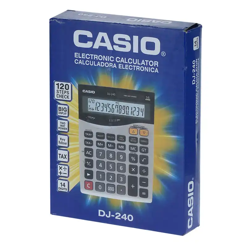 ماشین حساب کاسیو مدل DJ-240