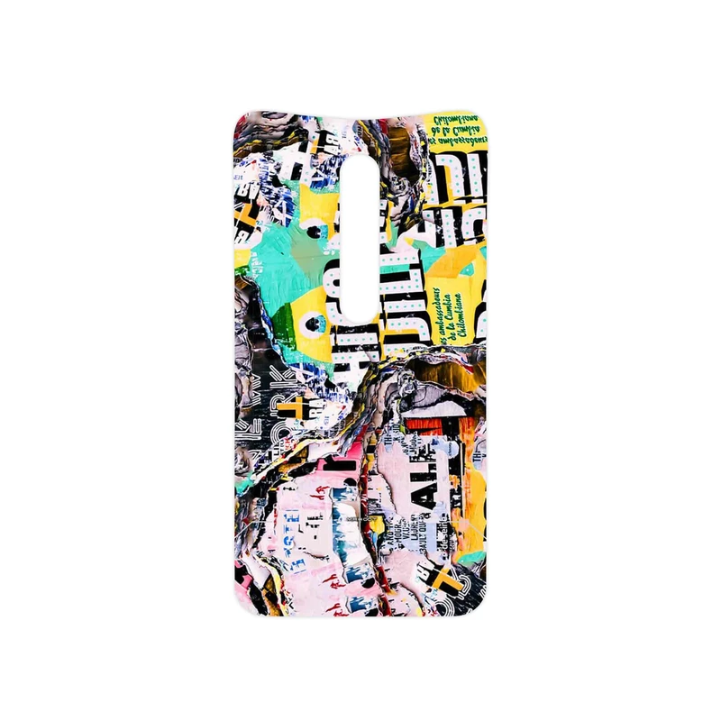 برچسب پوششی ماهوت مدل Collage of Teared Paper مناسب برای گوشی موبایل موتورولا Moto X Style