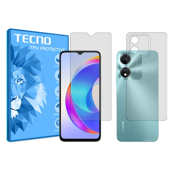 محافظ صفحه نمایش شفاف تکنو مدل HyGEL مناسب برای گوشی موبایل آنر X5 به همراه محافظ پشت گوشی