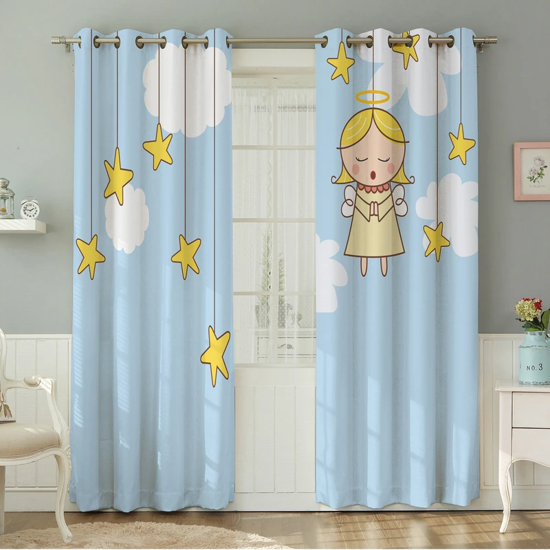 پرده نیروانا طرح کودک  مدل هازان کد 8179 سایز 140×280 سانتی متر