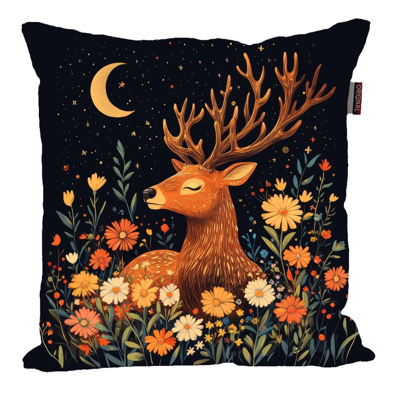 کوسن پاد آفرین مدل رویا طرح منظره شب کد PK30571