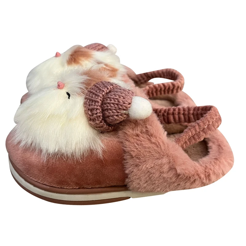 دمپایی حوله ای بچگانه مدل خزدار کد 12