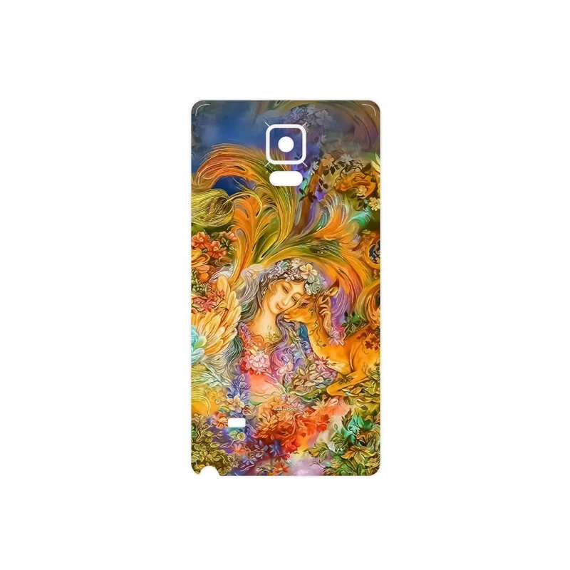 برچسب پوششی ماهوت مدل Persian miniature 3 مناسب برای گوشی موبایل سامسونگ Galaxy Note 4