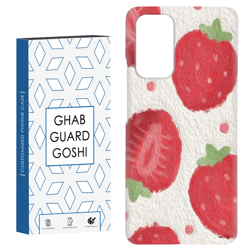 کاور قاب گارد گوشی طرح توت فرنگی کد Dimo-922 مناسب برای گوشی موبایل شیائومی Redmi Note 9 4G / Redmi 9T