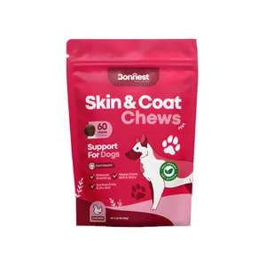 تشویقی سگ بونست مدل تقویت پوست و مو طعم مرغ وزن 90 گرم