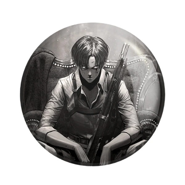 پیکسل خندالو مدل لیوای آکرمن انیمه اتک آن تایتان کد 11026