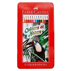 مداد رنگی 12 رنگ فابر کاستل مدل Colours of Nature کد 113466
