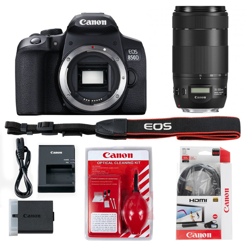دوربین دیجیتال کانن مدلEOS 850D به همراه لنز 70-300 میلی متر IS II USM