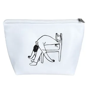 کیف لوازم آرایش دخترانه خندالو مدل افسرده کد 8677