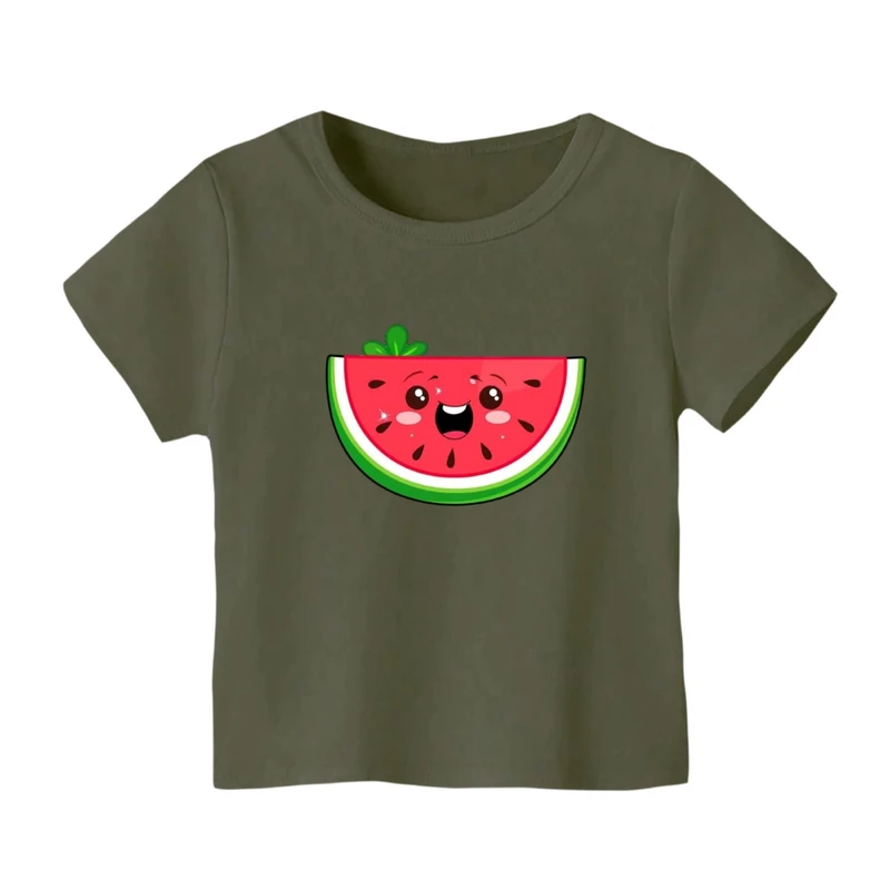 تی شرت آستین کوتاه بچگانه مدل هندوانه یلدایی کد 55