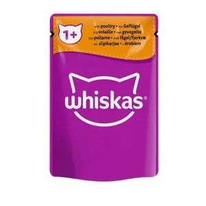 پوچ گربه بالغ ویسکاس مدل Poultry طعم اردک وزن 85 گرم