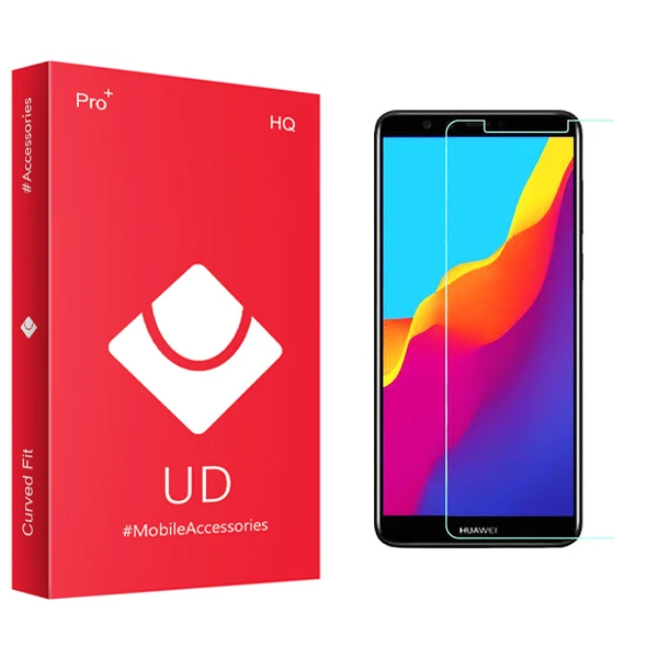 محافظ صفحه نمایش شیشه ای یو دی مدل +PRO مناسب برای گوشی موبایل هوآوی Y5 Prime 2018/ Y5 Lite/آنر 7S
