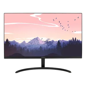 مانیتور رنسو مدل RM-24PRIME سایز 24 اینچ، رزولوشن Full HD، پنل IPS، نرخ بروزرسانی تصویر 100 هرتز، نسبت تصویر 16:9، یک پورت HDMI، یک پورت Displayport و یک پورت VGA  به همراه ماوس