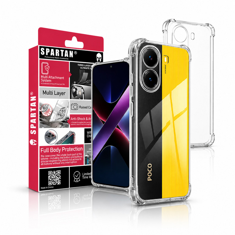 کاور اسپارتان مدل Airbag مناسب برای گوشی موبایل شیائومی Poco X7 Pro 5G
