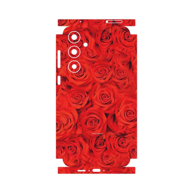 برچسب پوششی ماهوت مدل Red_Flower-FullSkin مناسب برای گوشی موبایل سامسونگ Galaxy A55