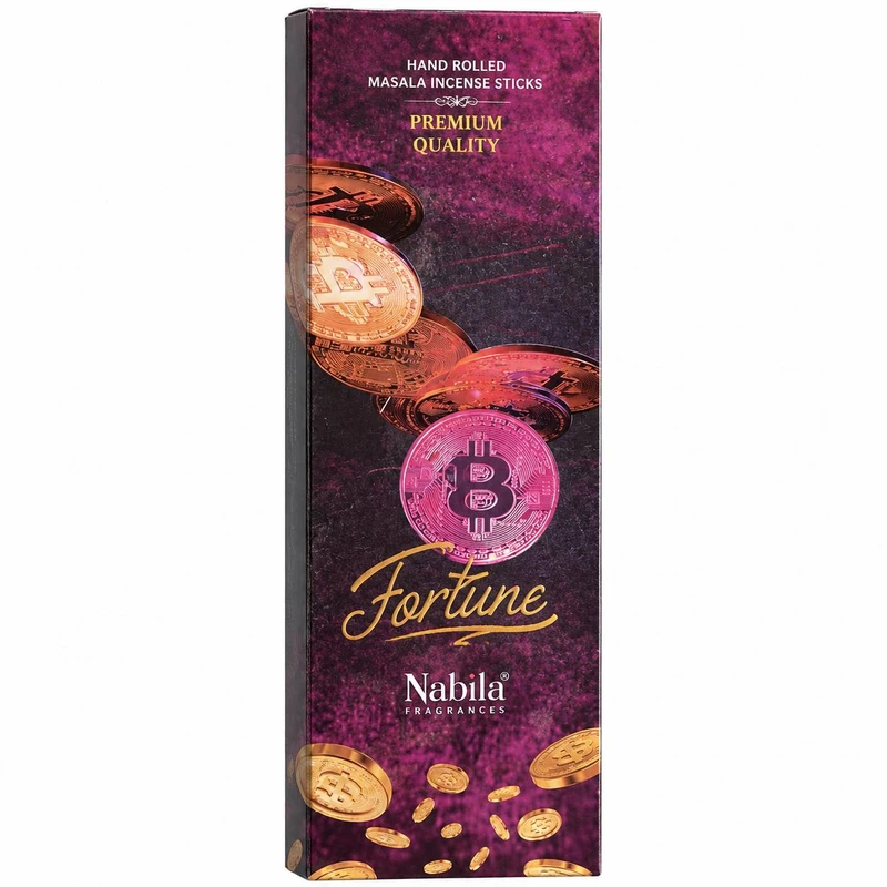 عود دستساز نابیلا مدل fortune رایحه ادکلن بسته 30 عددی