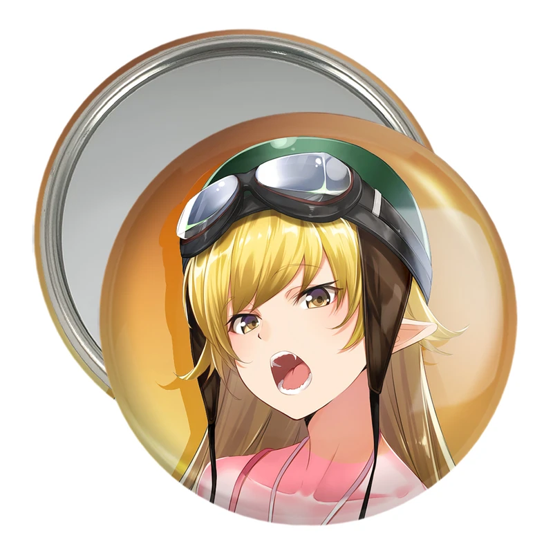 آینه جیبی خندالو مدل شینوبو اوشینو انیمه مونوگاتاری  کد 16200