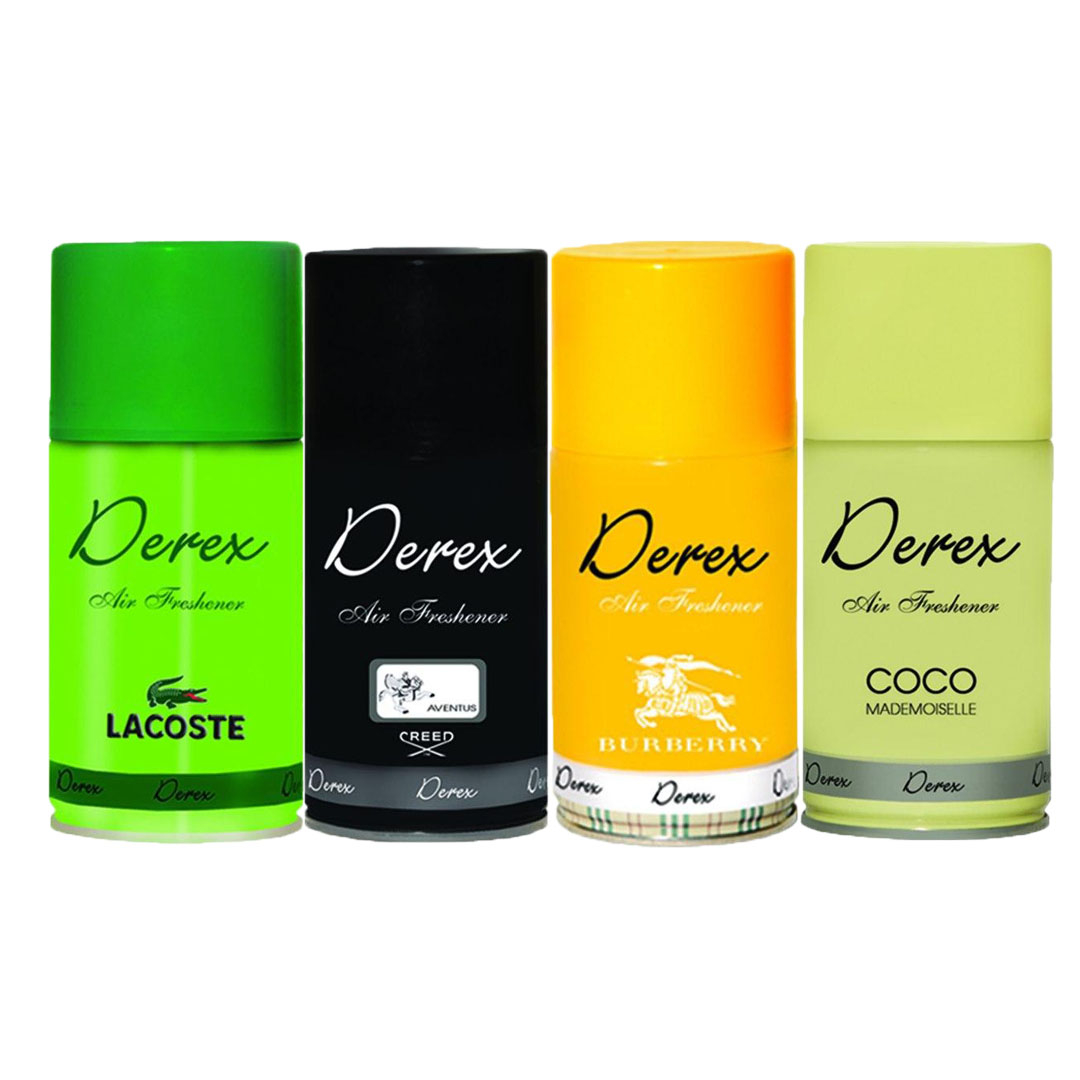 اسپری خوش بو کننده هوا دریکس کد 004 حجم 260 میلی لیتر مجموعه 4 عددی