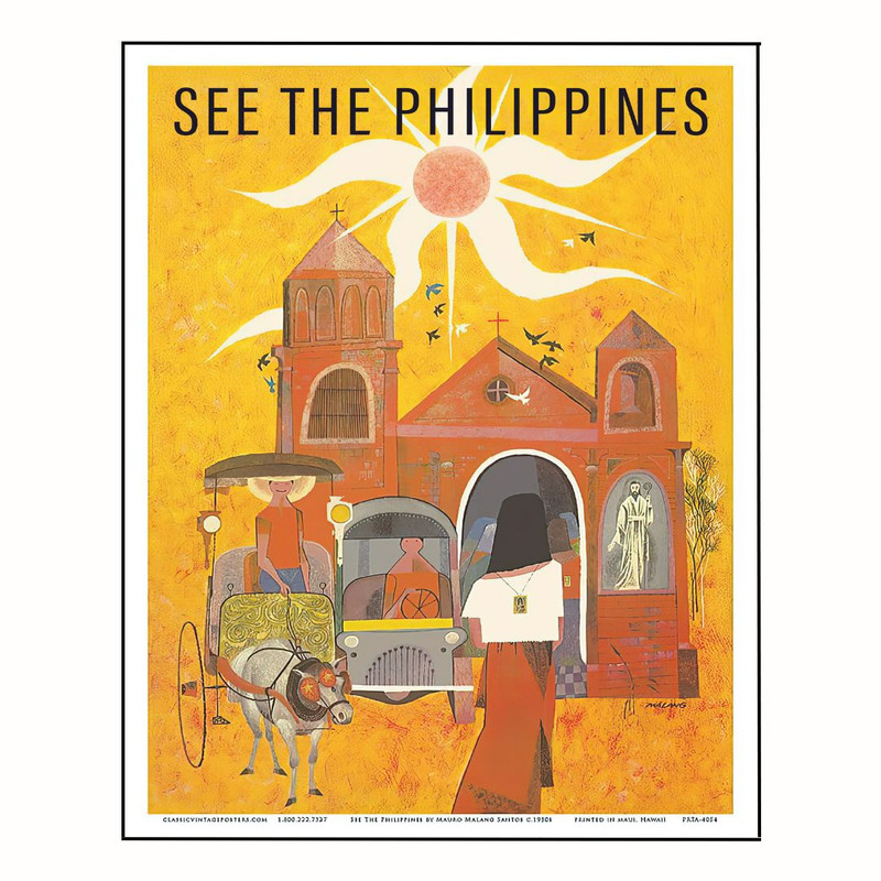 پوستر مدل  سفر چاپ فیلیپین  