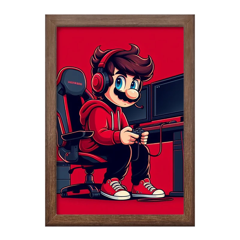 تابلو خندالو طرح سوپرماریو (Super Mario) کد F963