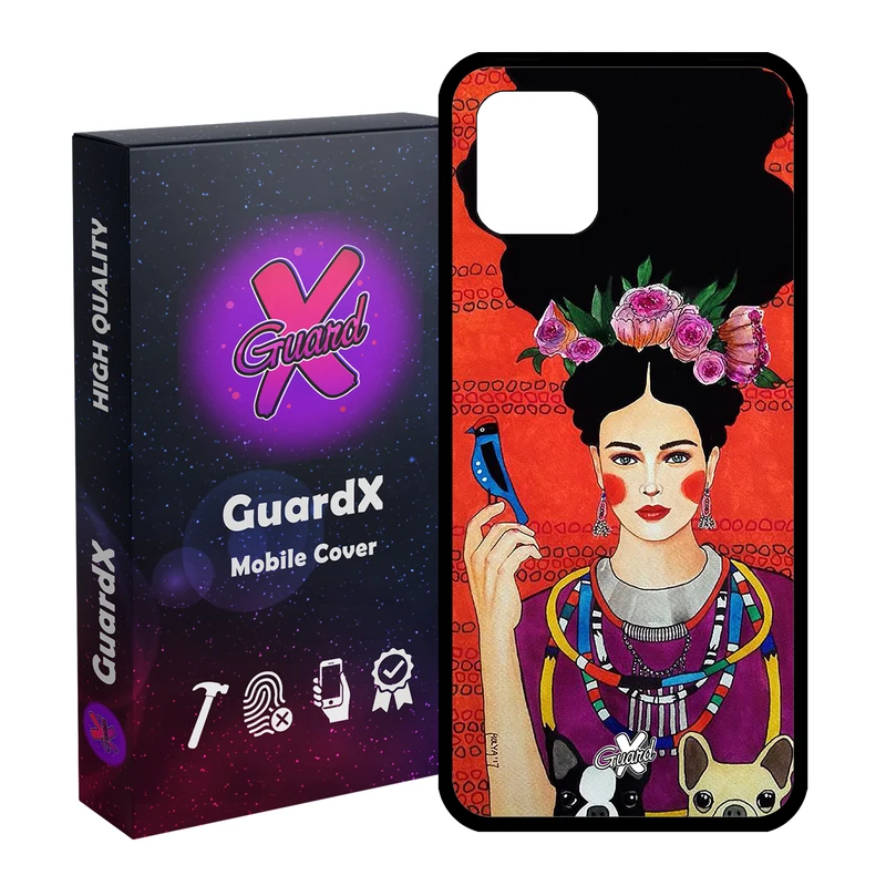 کاور گارد ایکس طرح دختر مدل Glass10150 مناسب برای گوشی موبایل سامسونگ Galaxy Note 10 Lite