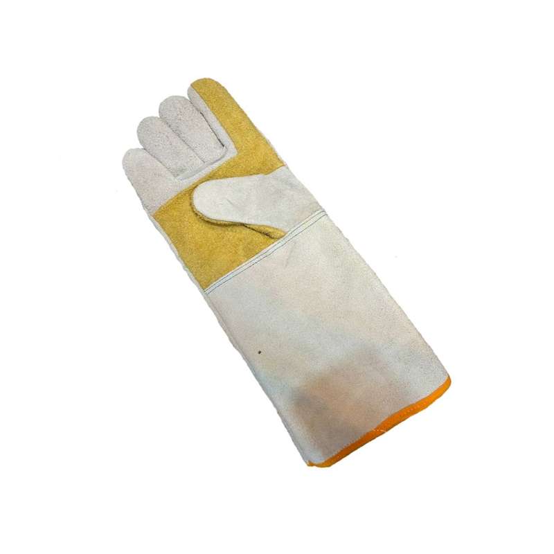 دستکش ایمنی مدل چرمی ساق بلند