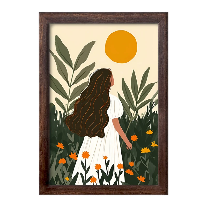 تابلو خندالو طرح دخترانه مینیمال کد F6689