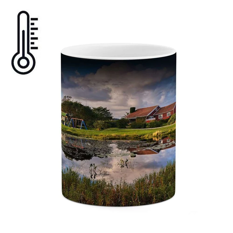 ماگ حرارتی کاکتی مدل منظره کد mgh14156