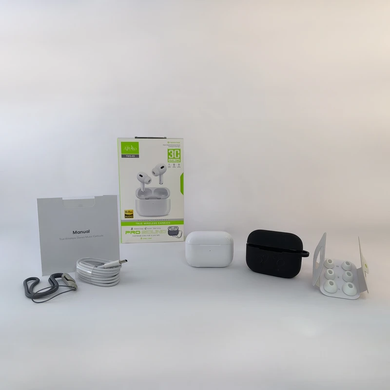 عکس شماره 14 : هدفون بلوتوثی موزیک آپولو مدل 5 true wireless earbuds به همراه کاور