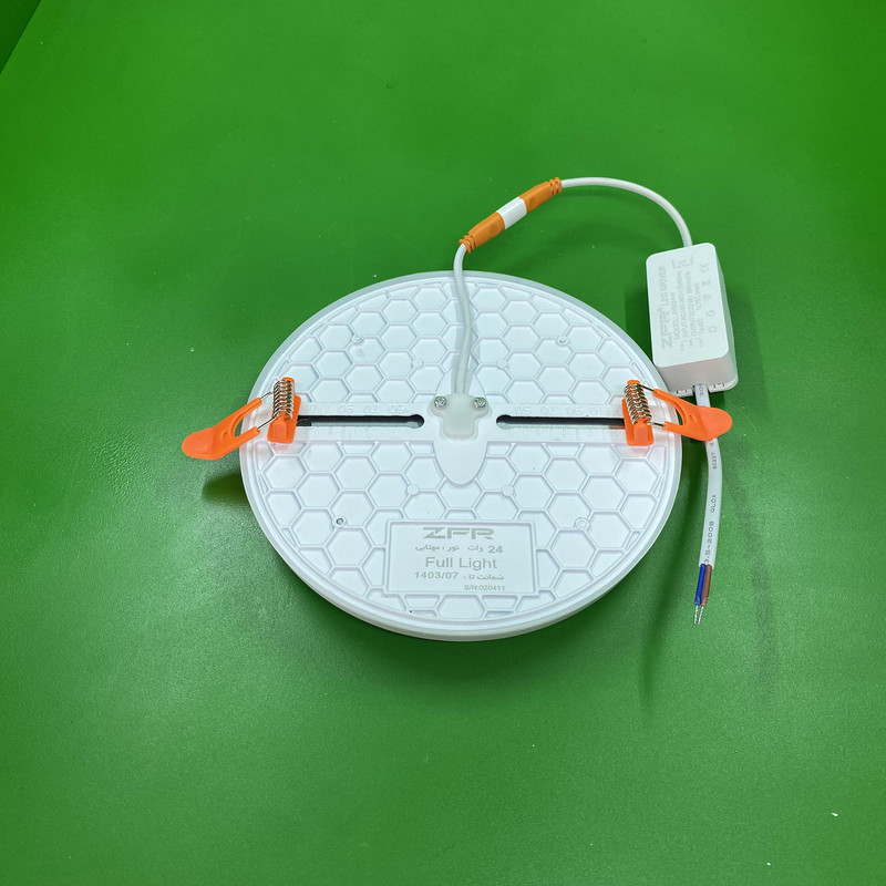 پنل ال ای دی 24 وات زد اف آر مدل سقفی فول لایت توکار