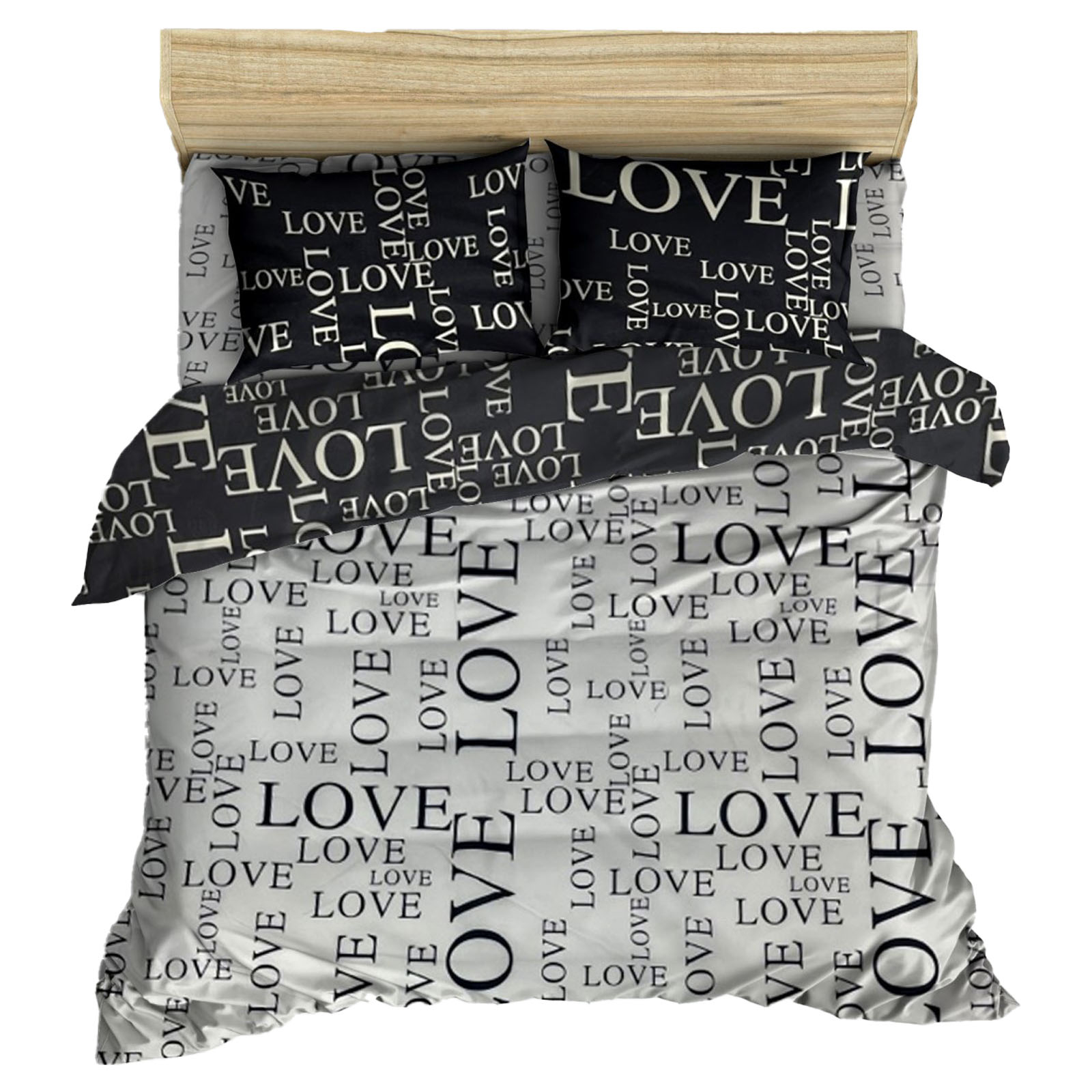 سرویس خواب کوکوجم مدل بلک لاتین کد 093 دونفره 6 تکه