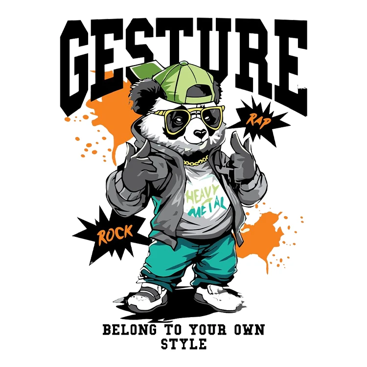 استیکر پارچه و لباس پاد آفرین مدل کارتونی کد S1132