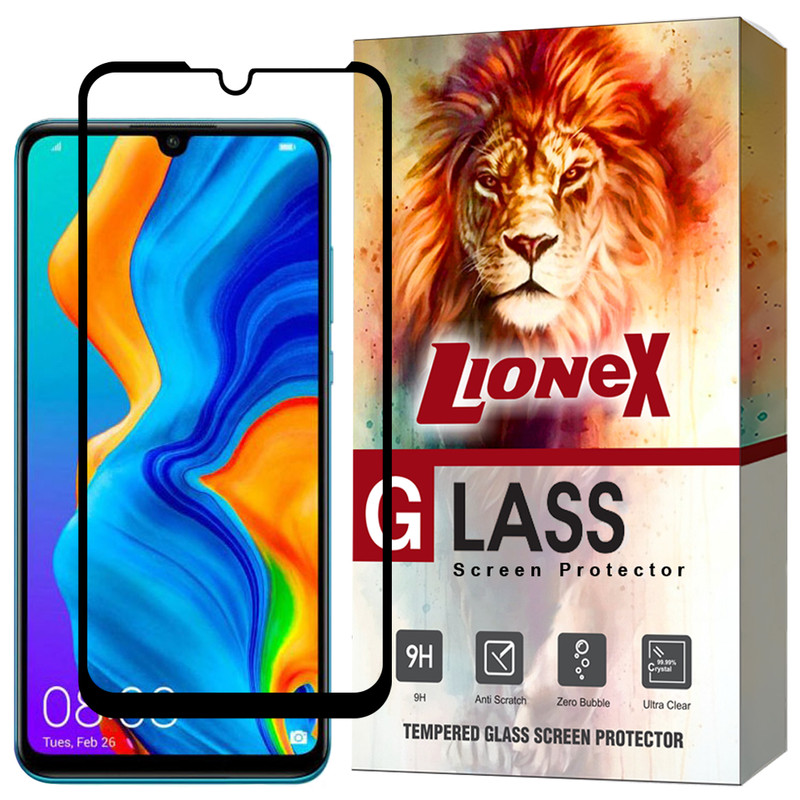 محافظ صفحه نمایش لایونکس مدل FULL20 مناسب برای گوشی موبایل هوآوی P30 Lite / Nova 4e / شیائومی Mi A3