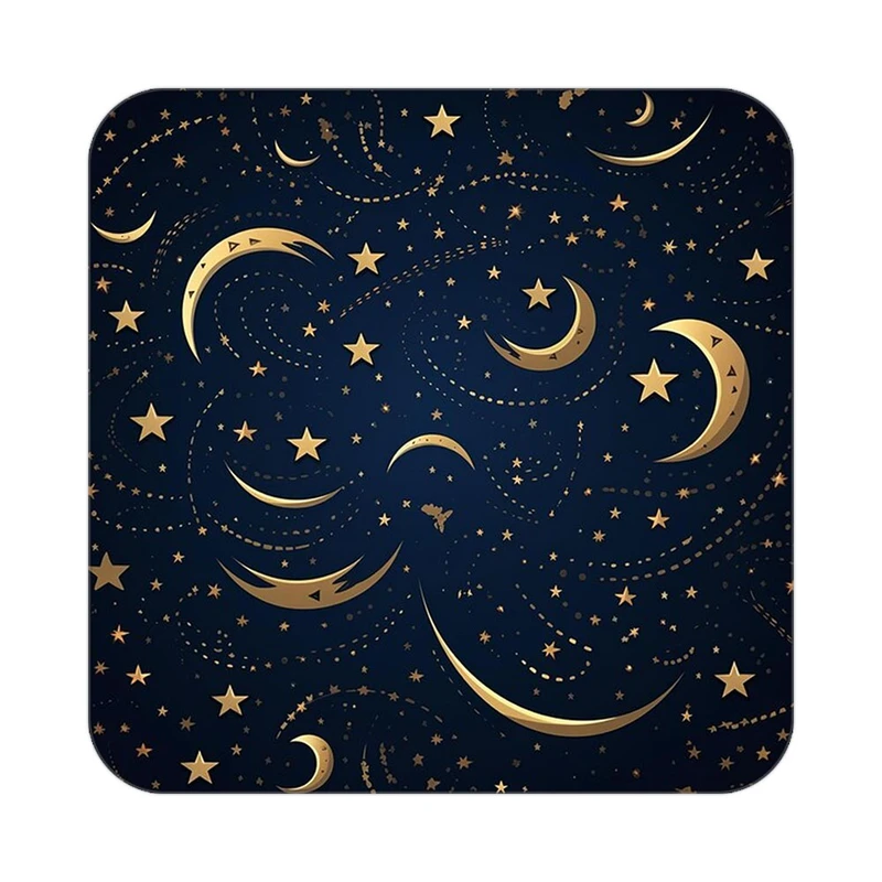 زیر لیوانی کاکتی طرح ماه و ستاره مدل mp52683