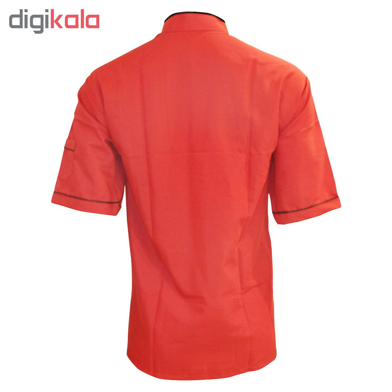 لباس کار مدل آشپزی IGD رنگ قرمز