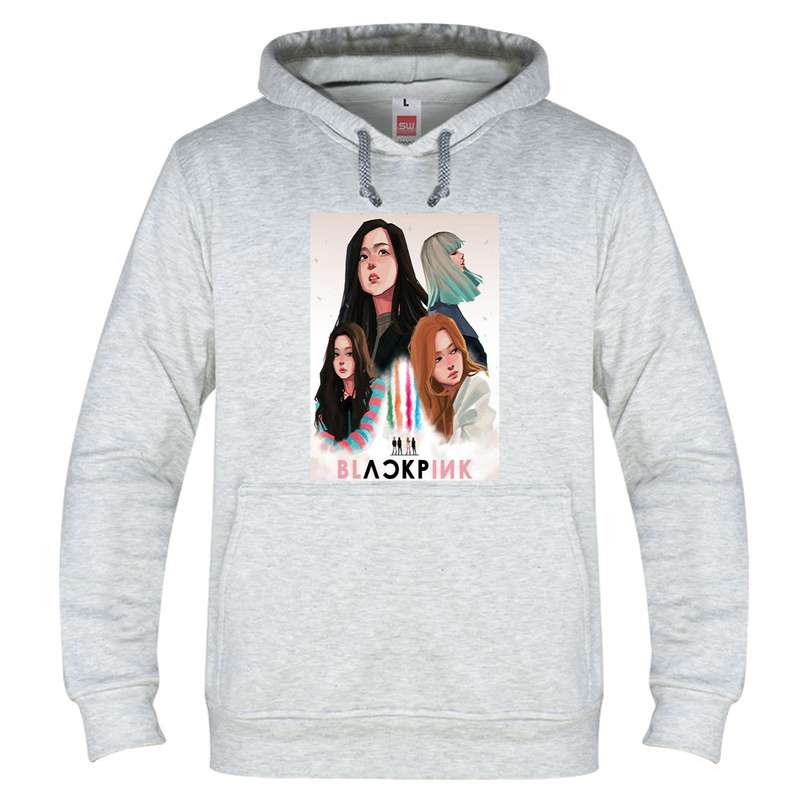 هودی زنانه طرح بلک پینک کد 50