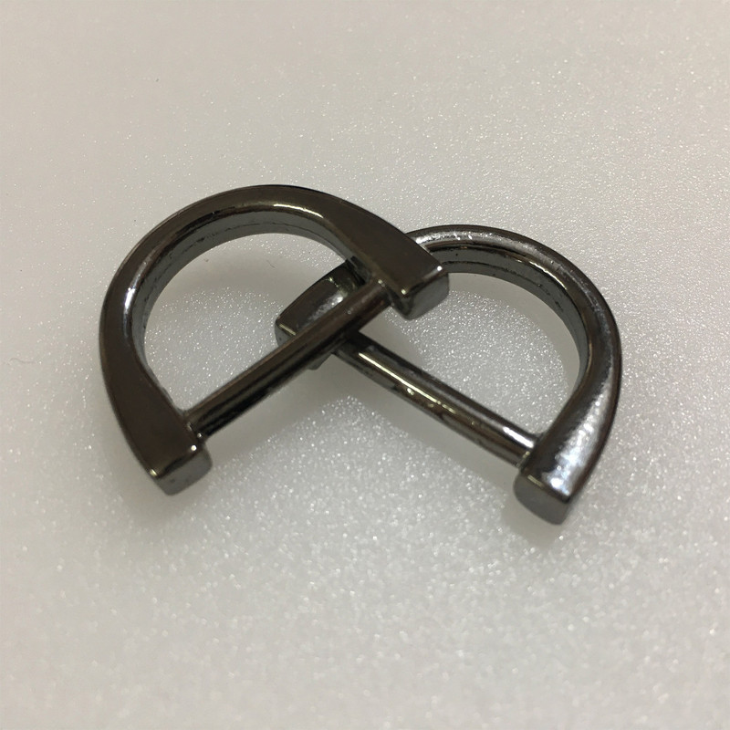 یراق کیف دوزی مدل حلقه نیم گرد مدل Y-8Pc-2cm بسته 8 عددی