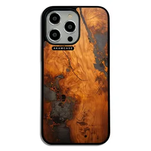 AKAM AMC-WA14PROMAX-WOOD-15 Cover For Apple iPhone 14 Pro Max