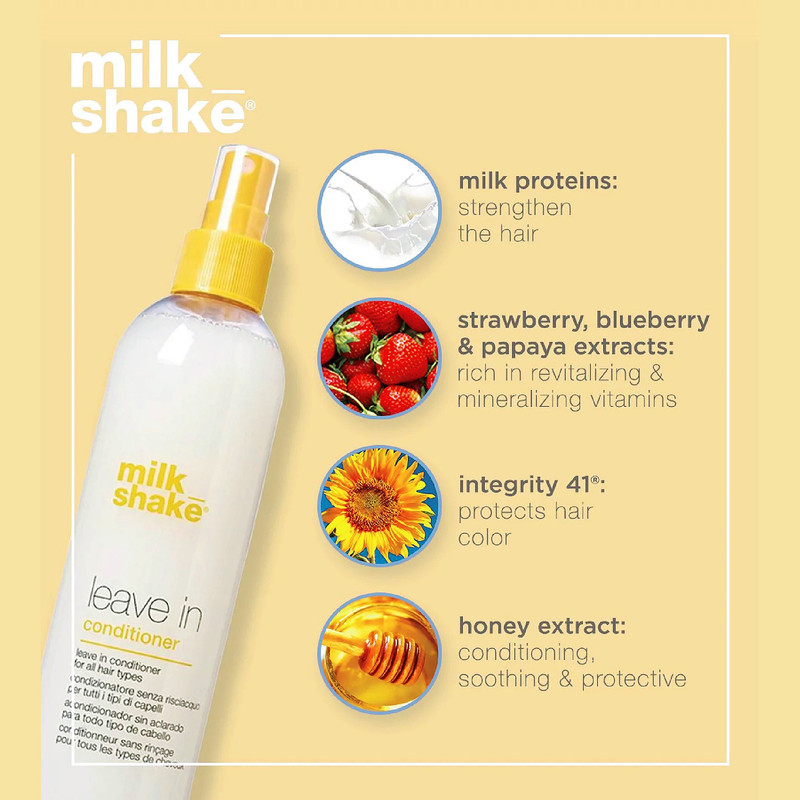 اسپری نرم کننده مو میلک شیک مدل 01 حجم 350 میلی لیتر