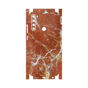 MAHOOT Red Marble Cover Sticker for Xiaomi Redmi Note 8