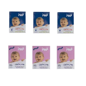 پودر صابون فیروز کد 011 وزن 400 گرم بسته 6 عددی
