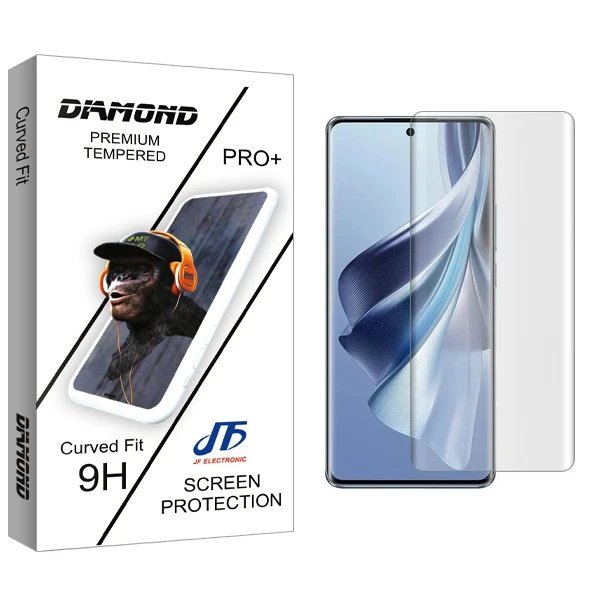 محافظ صفحه نمایش جی اف مدل Diamond UV مناسب برای گوشی موبایل اوپو Reno 10