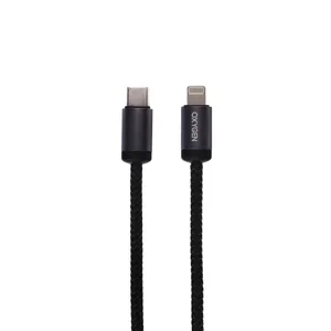 کابل تبدیل USB-C به لایتنینگ اکسیژن مدل LX-22 طول 0.25 متر 