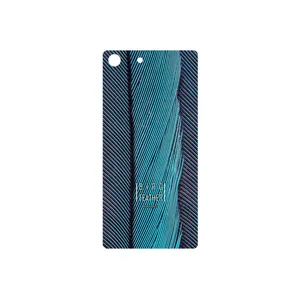 MAHOOT Turquoise feathers Cover Sticker for Sony Xperia M5