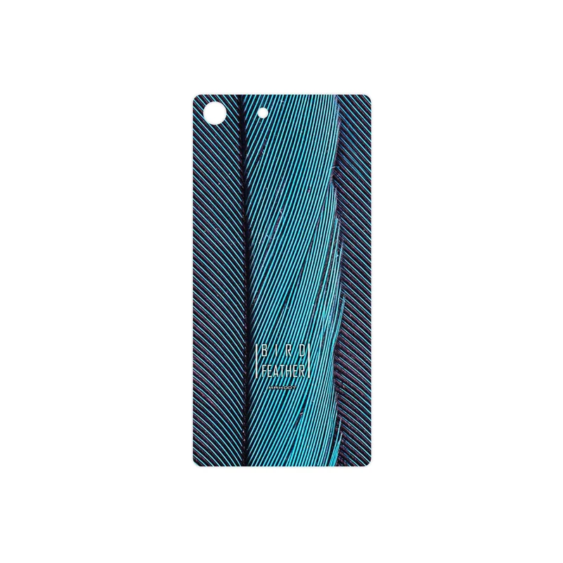 برچسب پوششی ماهوت مدل Turquoise feathers مناسب برای گوشی موبایل سونی Xperia M5