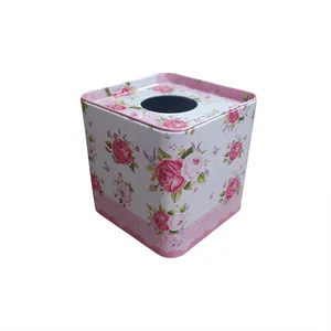 جای دستمال کاغذی مدل گل