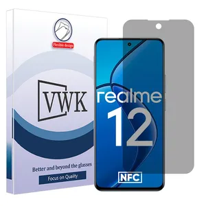 VWK Tough model privacy screen protector suitable for Realme 12 5G mobile phone 